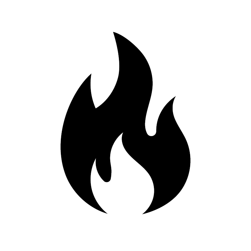 Icon einer Flamme